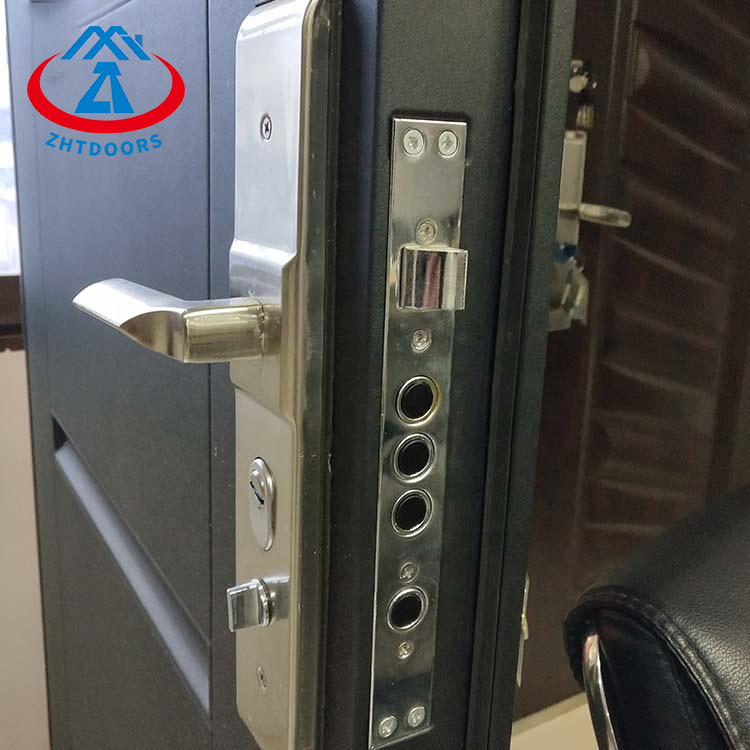 New Fireproof Inner Door EN Standard Safety Black Fire Door