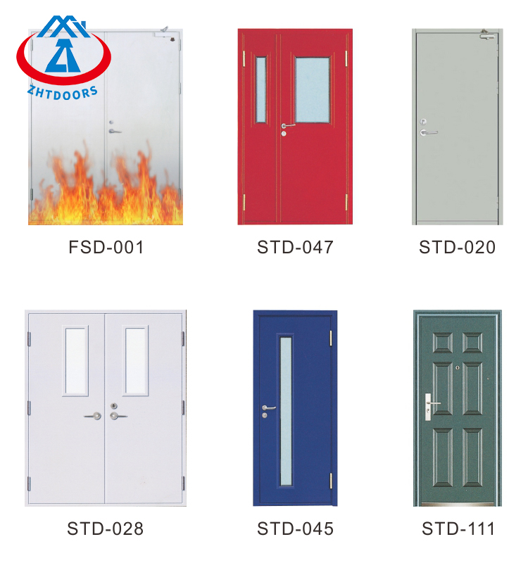 Weathering Steel Fire Door AS Standard Fireproof And Soundproof Sliding Door