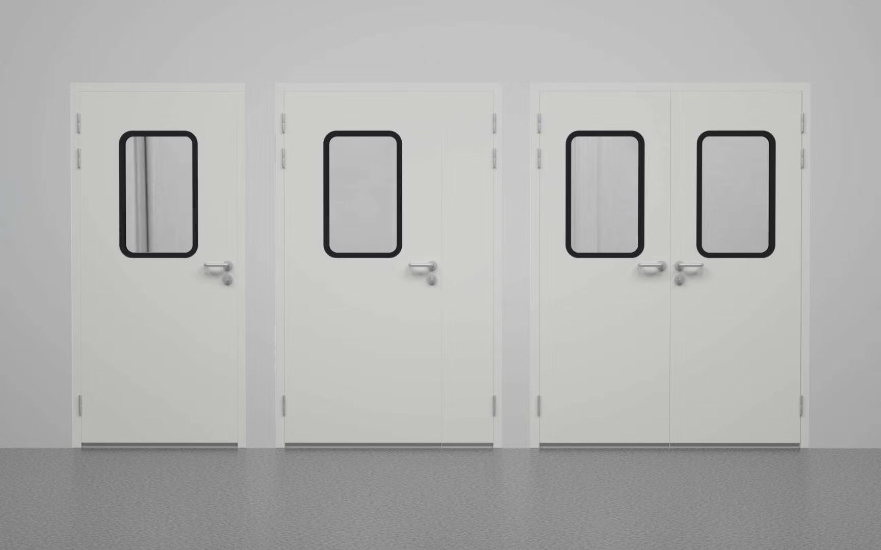 Steel Door For Hospital Safety Exit UL Standard Steel Swing Door