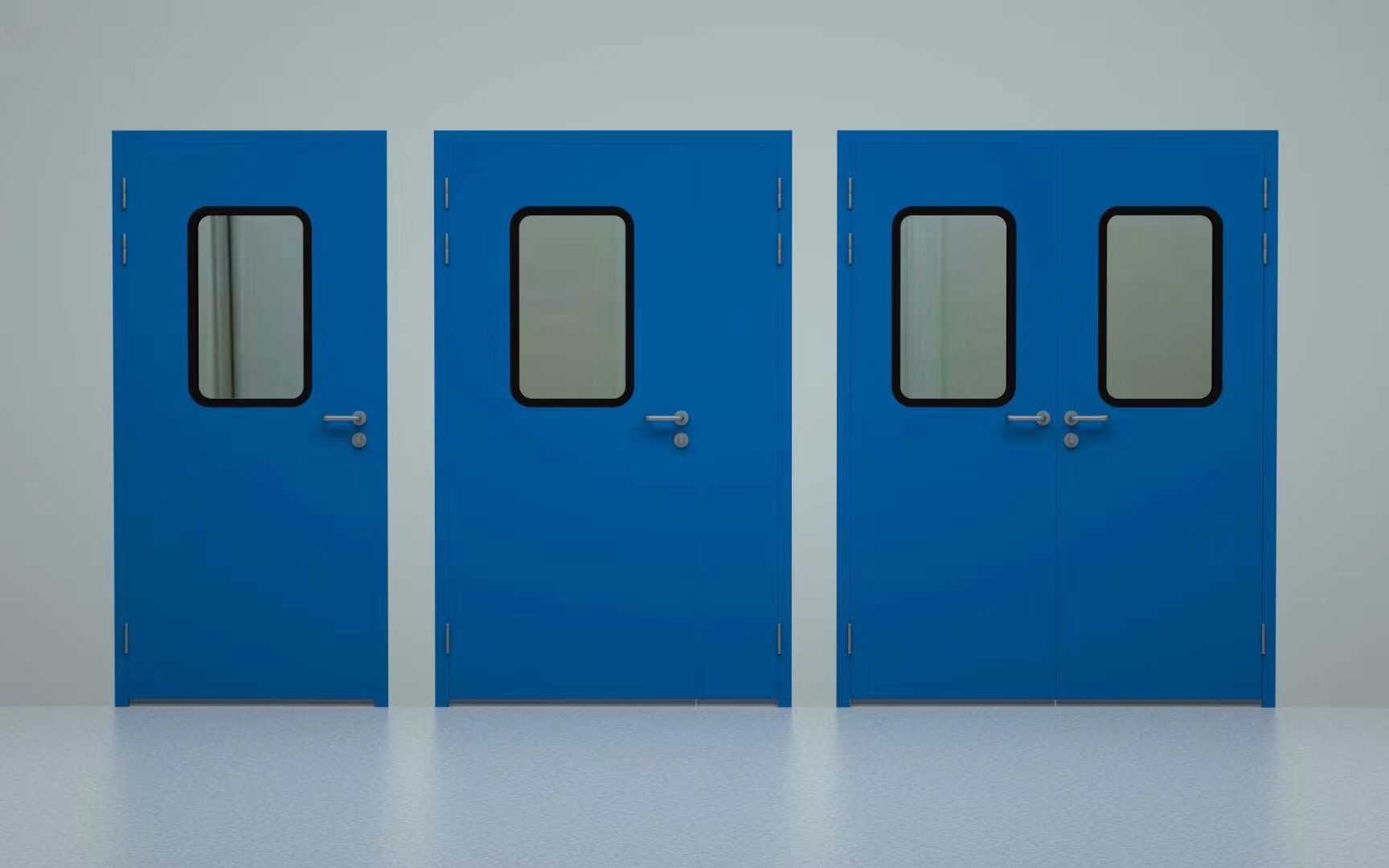 Steel Door For Hospital Safety Exit UL Standard Steel Swing Door