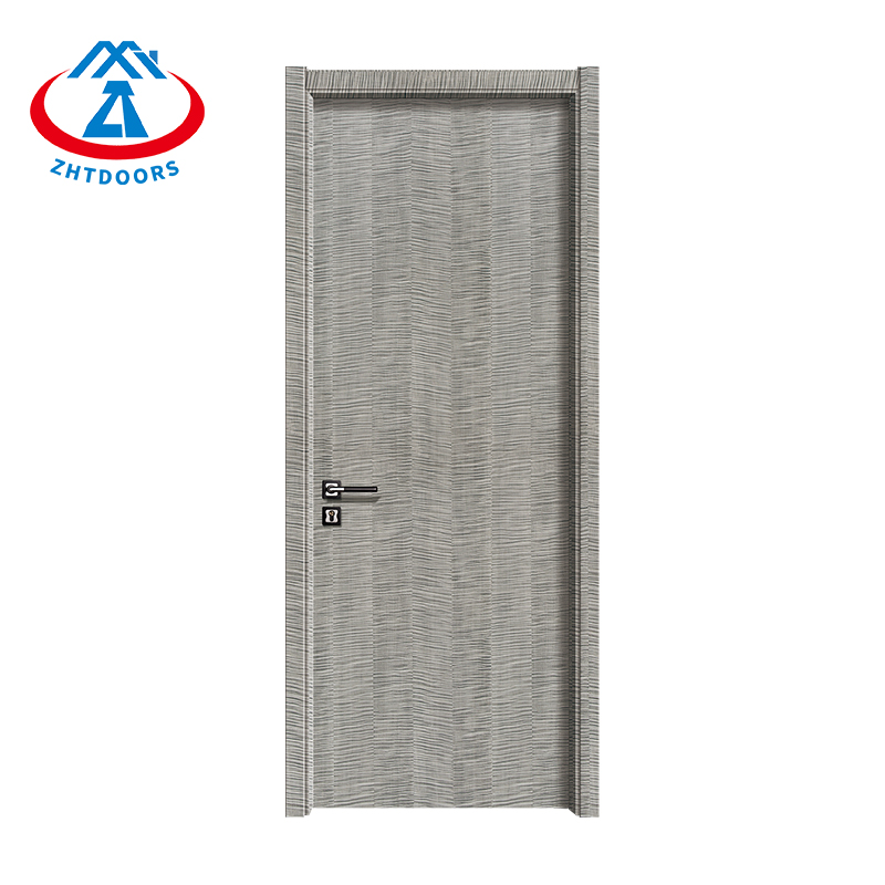 Customized Wood Grain Color UL Standard Steel Metal Fireproof Home Door
