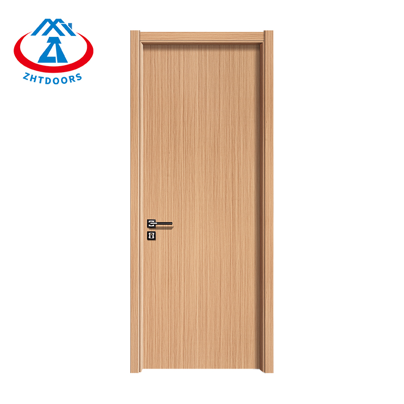 Customized Wood Grain Color UL Standard Steel Metal Fireproof Home Door