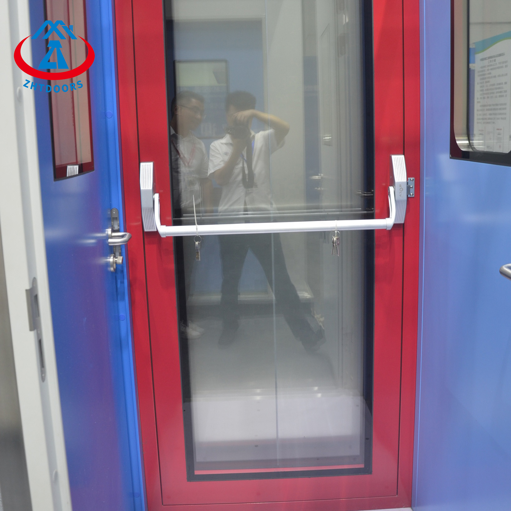 Fire Resistant Glass Door AS Standard Glass Emergency Exit Door