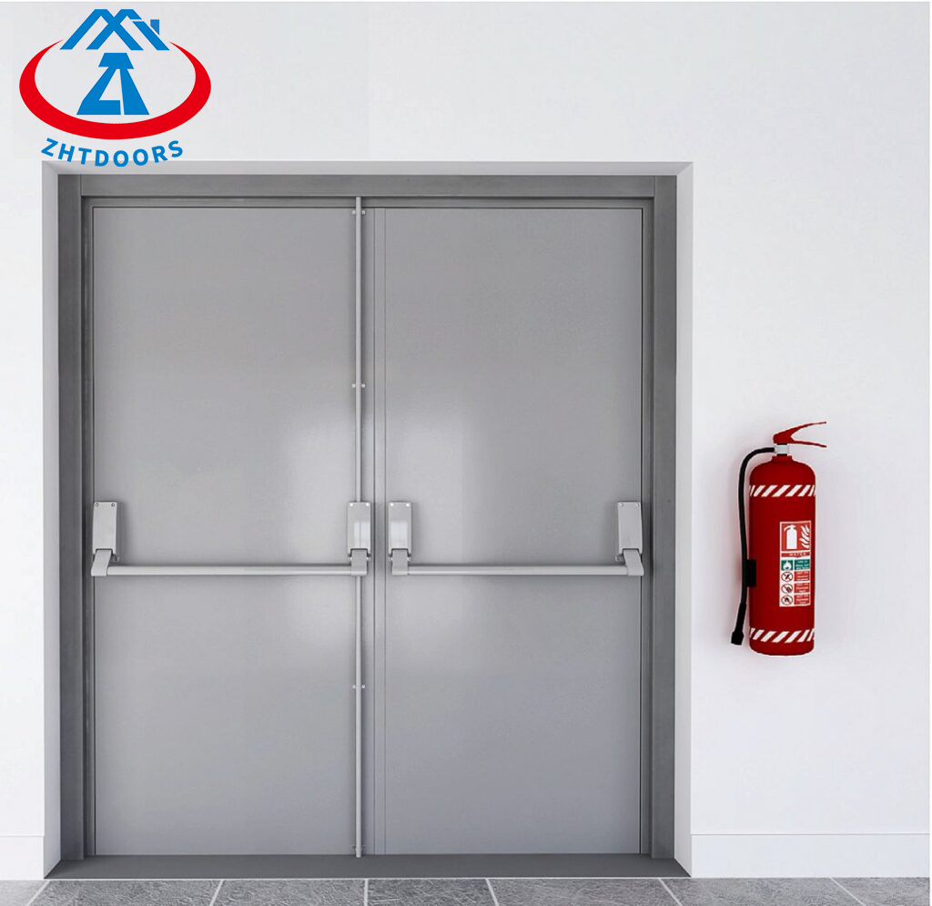 Steel Fire Door EN Standard Smoke Seal Fire Door