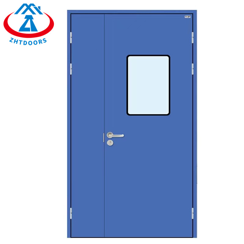 product-Zhongtai-Manufacturer Multi Color BS Standard Clean Room Fire Safety Rated Doors-img