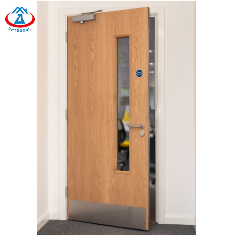 product-Zhongtai-Indoor Fire Door AS Standard Wooden Emergency Exit Fire Door-img