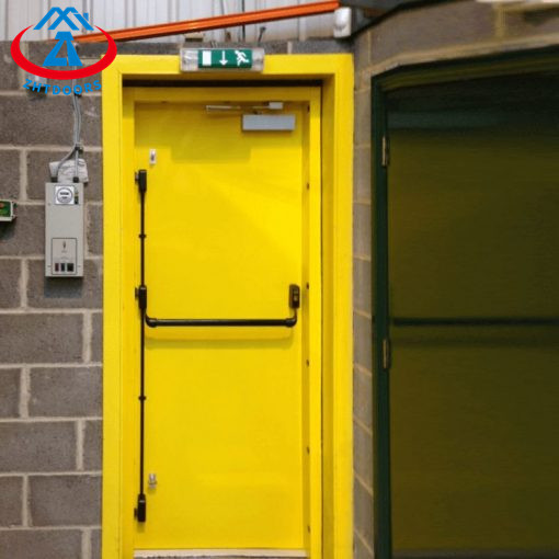product-Cheap Metal Entrance Door EN Standard Safety Fireproof Steel Metal Door-Zhongtai-img