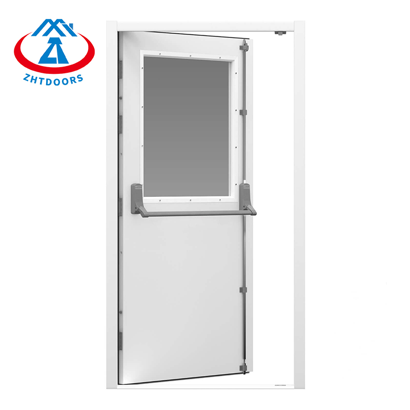 Clean Room EN Standard Emergency Exit Fire Safety Door With Push Rod