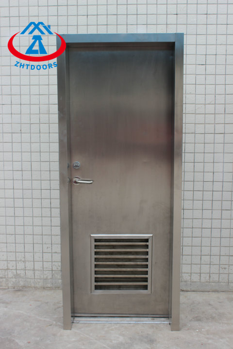 Fireproof Metal Door Single Leaf AS Standard With Louver