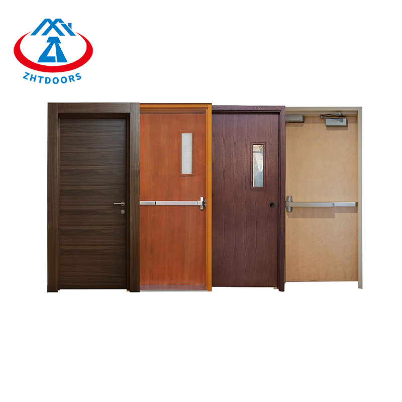 High Security Door BS Standard Fireproof And Anti Theft Wood Grain Color Door