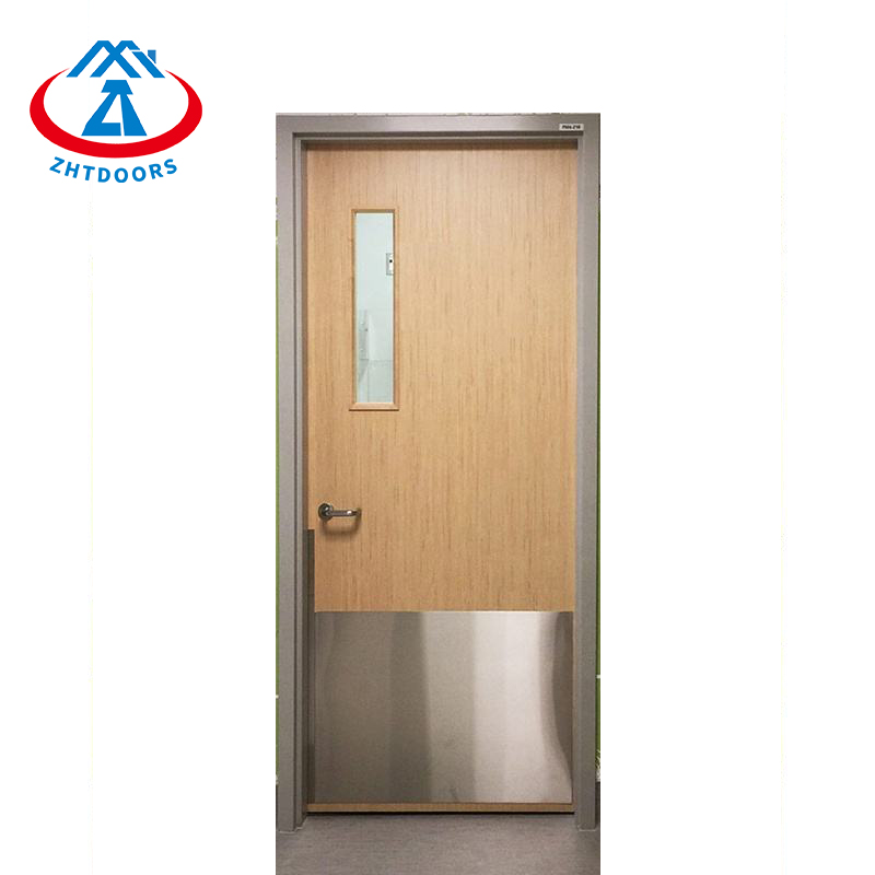 New Safety Door UL Standard Single Leaf Fire Door With Skirting Board