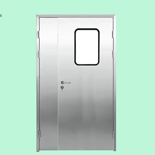 Fire Door 90 Minutes EN Standard Electrostatic Coating Fire Door