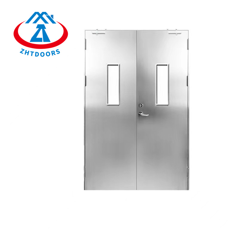 Fireproof Lock Business Door AS Standard Bimetal Entrance Door For Hotel