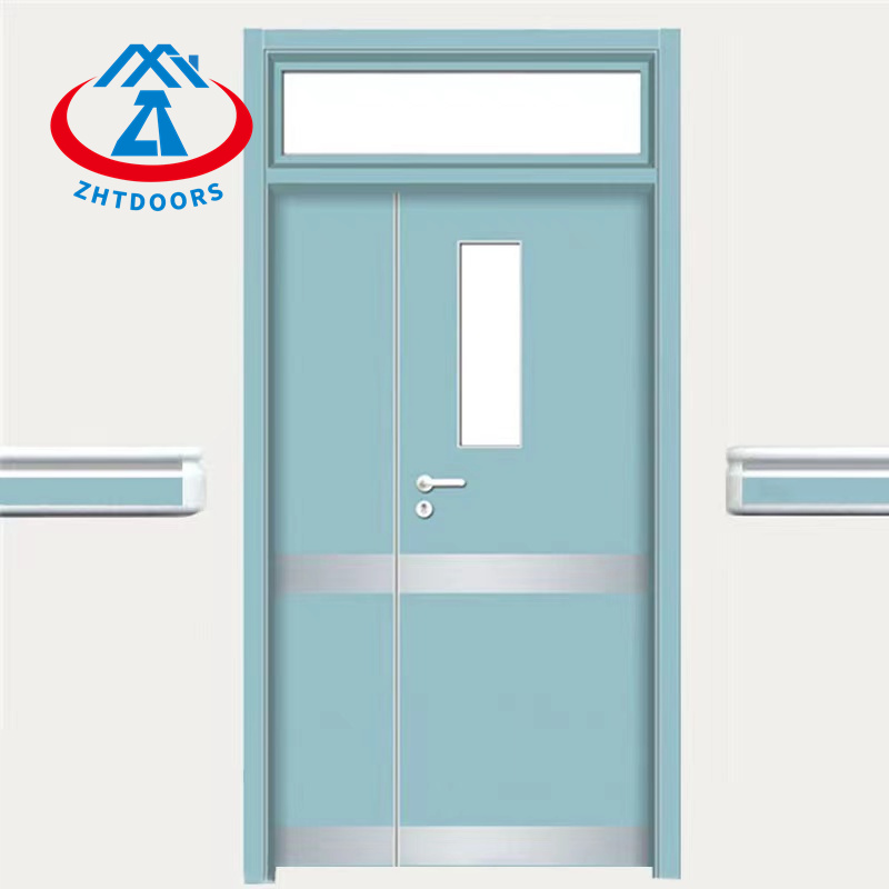 Hospital Door Steel Fire Door EN Standard Emergency Exit Fire Safety Door