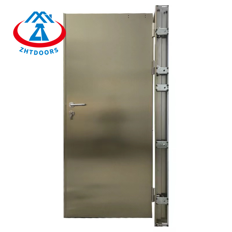 product-Zhongtai-304 Stainless Steel Door AS Standard Stainless Steel Safety Single Fire Door-img