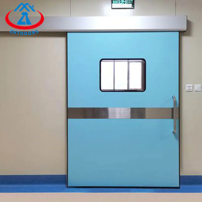 Automatic Sliding Steel Hospital Door AS Standard One Hour Fire Rated Door
