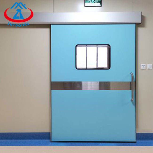 product-Automatic Sliding Steel Hospital Door AS Standard One Hour Fire Rated Door-Zhongtai-img