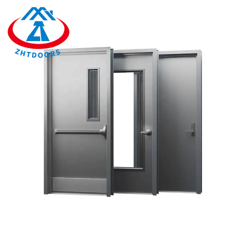 Affordable UL Standard Steel Fire Door With Door Closer