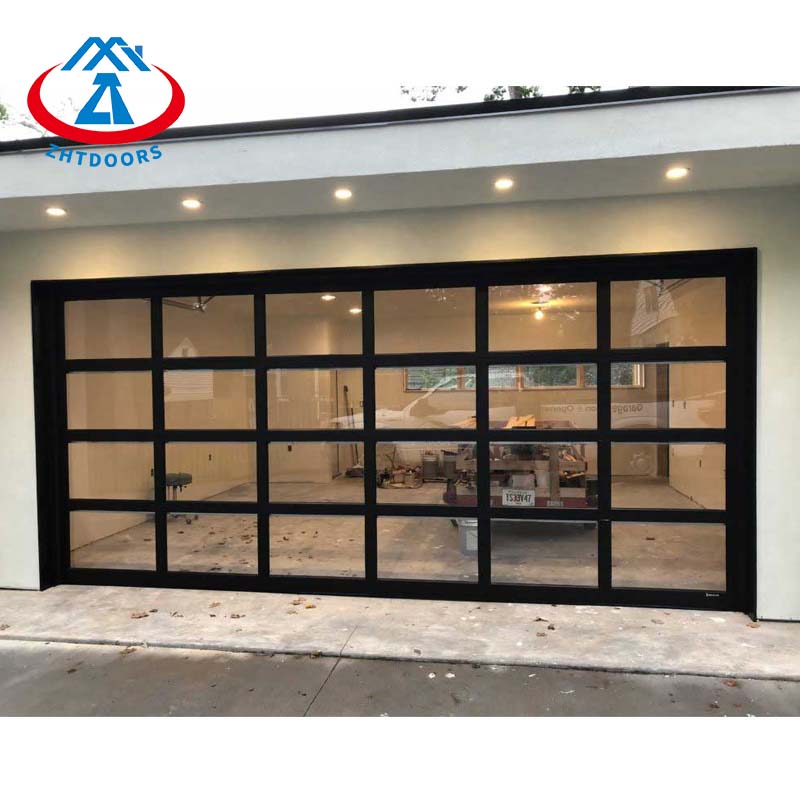 Photoelectric Induction Garage Door Aluminum Single Garage Door Hurricane Impact Garage Door