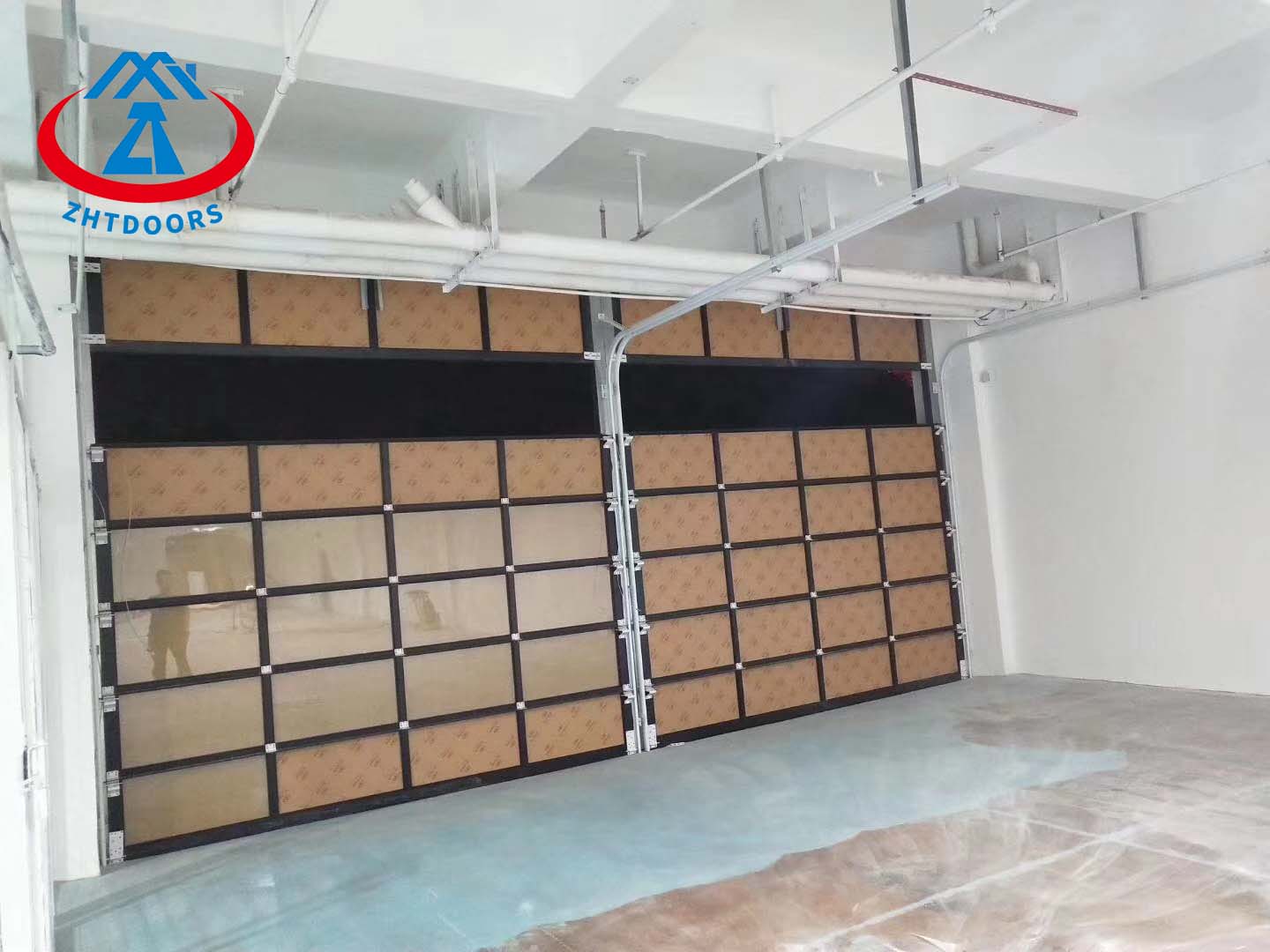 product-Sectional Garage Door Panel Wholesale Garage Door Sliding Glass Garage Door With Remote Cont