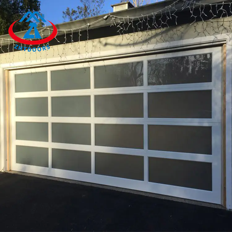 EasyTo Install Residential Sectional Electric Automatic Glass Garage Door