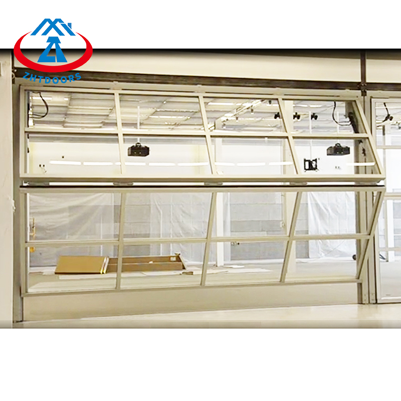 Folding Electric Garage Door Insulated Sectional Garage Door Upper And Lower Bifolding Garage Door