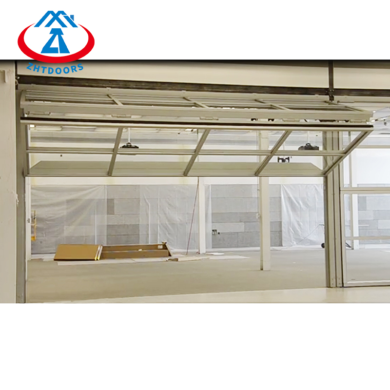 product-Folding Electric Garage Door Insulated Sectional Garage Door Upper And Lower Bifolding Garag