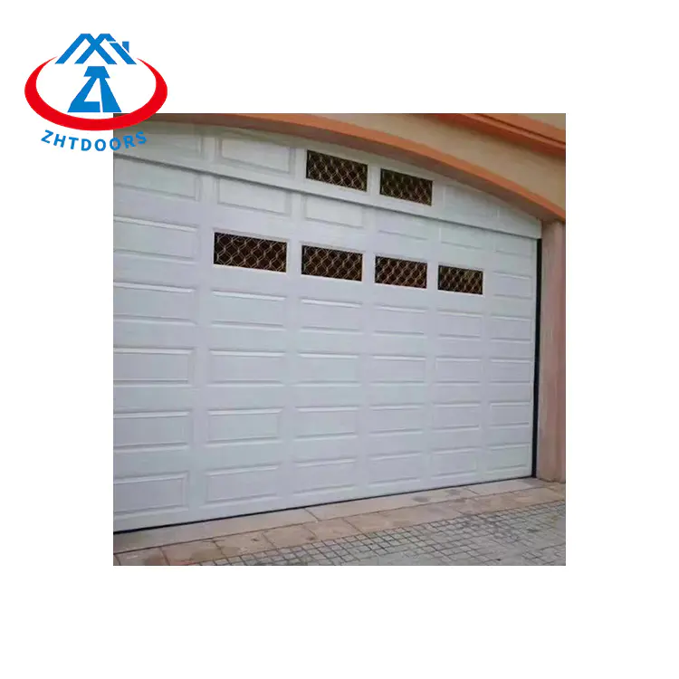 16x7 Residential Garage Door Automatic Sectional Garage Door Wifi Camera Remote Control Garage Door