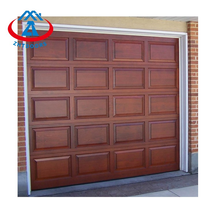 product-House Sliding Garage Door White Solid Garage Door Custom Modern Garage Door-Zhongtai-img