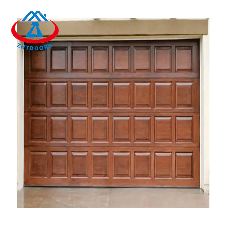 Brown Garage Door Keyless Entry Garage Door PU Type Garage Door