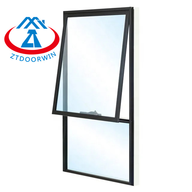 Modern Thermal And Sound Insulation Aluminum Alloy Extremely Narrow Glass Hanging Window