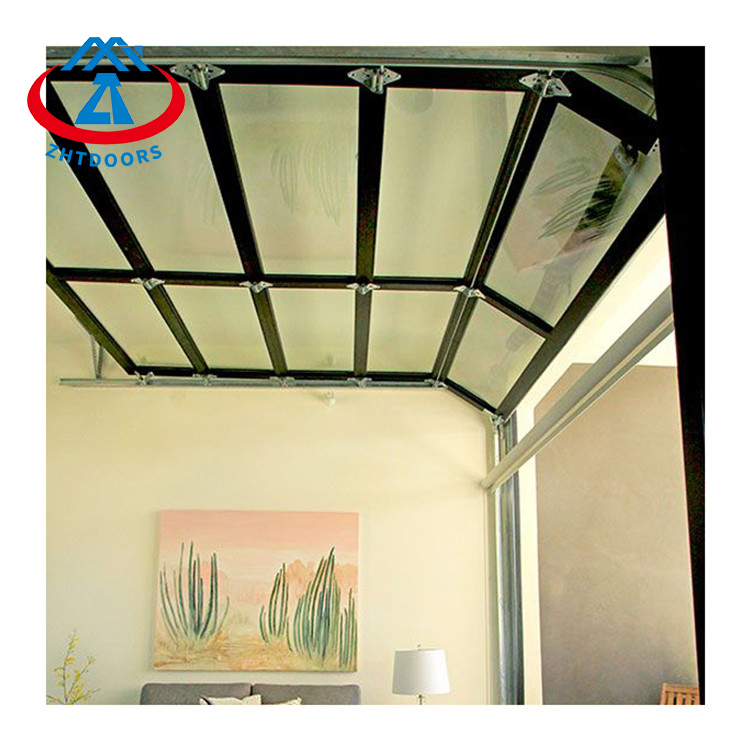 product-Warehouse Garage Door Price Overhead Glass Garage Door Roll Up Glass Garage Door-Zhongtai-im