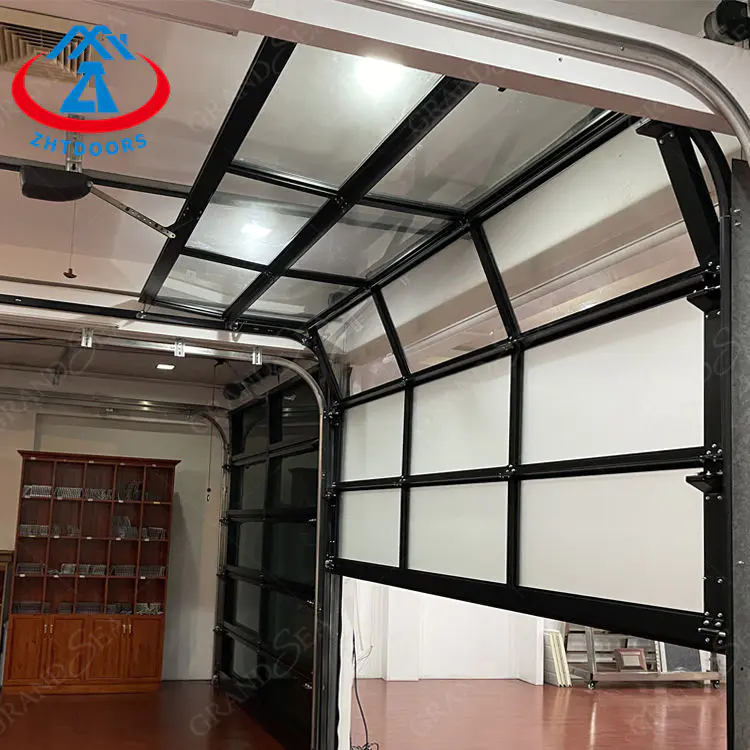 Automatic Lift Garage Door Overhead Commercial Garage Door With Opener Full View Garage Door 18x7