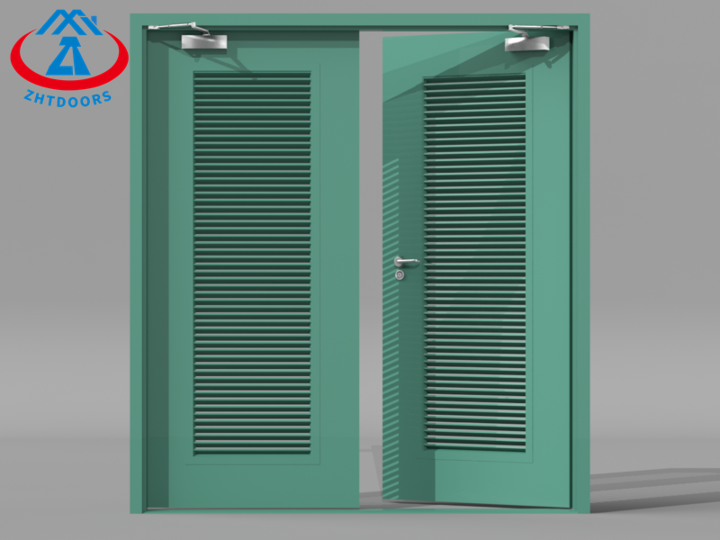 product-Zhongtai-Outdoor Fire Door Louvers Fire Door AS Standard High Security Fire Door-img