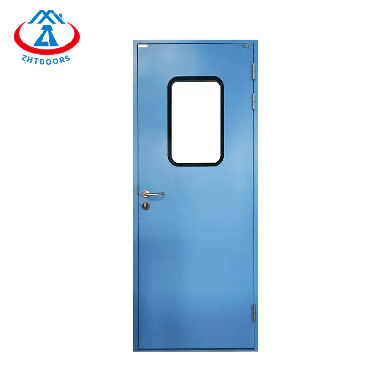 Fireproof Galvanized Safety Steel Door EN Standard Fireproof Security Door
