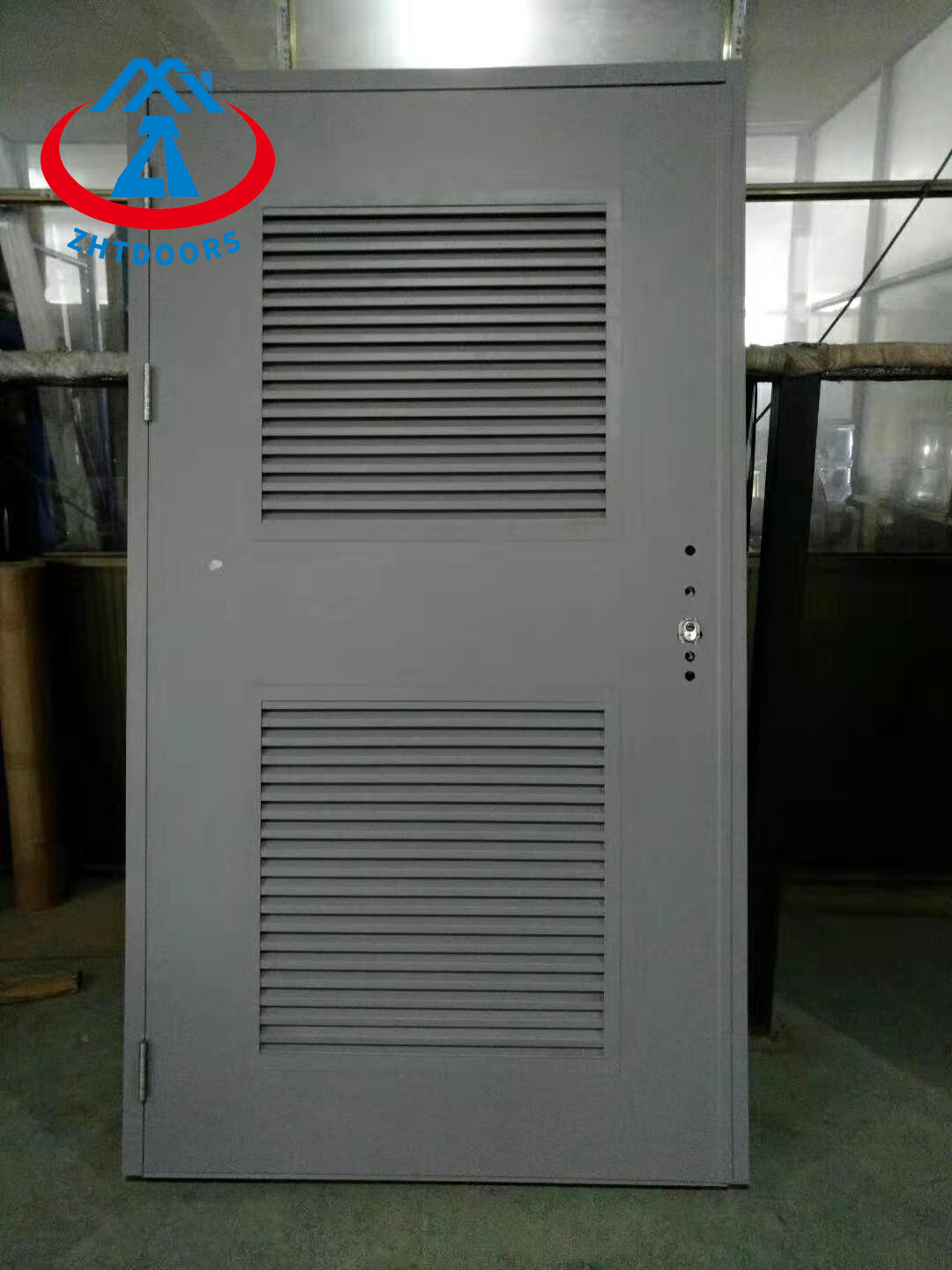 1800mm*2100mm Single Leaf Fire Door EN Standard Fireproof Commercial Door