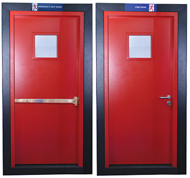 product-Exterior Fire Door UL Standard Steel Fire Door 60 Minute Fire Door-Zhongtai-img