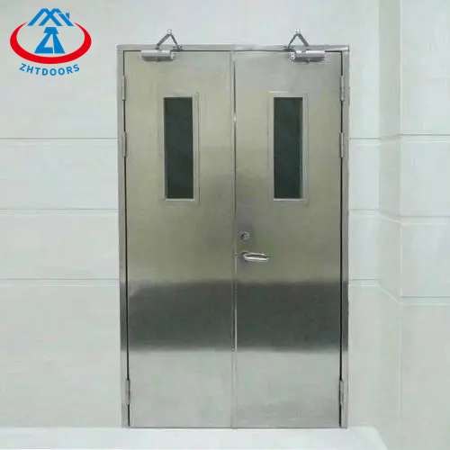 Factory new design high quality metal door BS standard heavy duty metal door