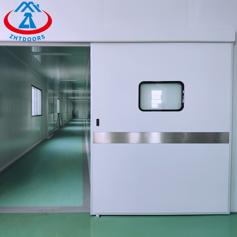 product-Modern fireproof soundproof sliding door AS standard 120 minutes medical automatic door-Zhon