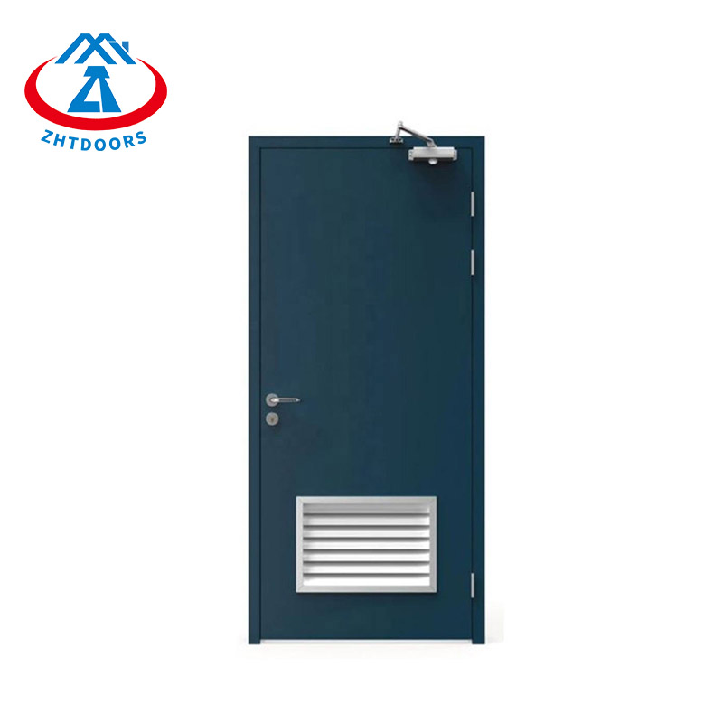 product-Top Rated Fire Exit Door Steel Price BS Standard Lightweight Fire Exit Door-Zhongtai-img