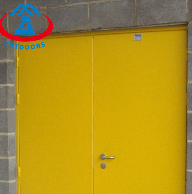 China Factory Industrial Fire Door UL Standard One Hour Fire Door Double Leaf Fire Rated Door