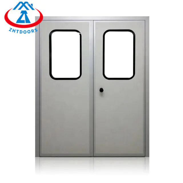 Customized wholesale finished fireproof inner door AS standard swing double leaf fireproof door