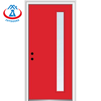 Hot Selling Product Single Plate Vibration Electrostatic Coating Fire Door AS Certified Fireproof Steel Door 90min