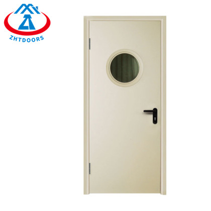 Fire Rated Door 60 Minutes BS Standard Modern Luxury Hotel Indoor Fire Resistant Metal Door