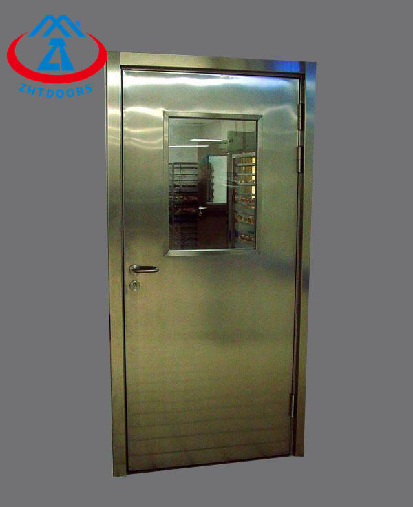 Environmentally friendly and durable fireproof commercial steel door AS standard stainless steel safety escape fire door
