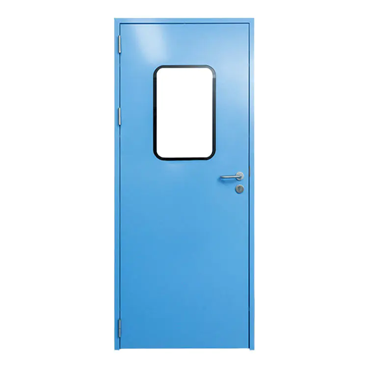 High Performance Hospital Fire Doors EN Standard Rated Doors Clean Room Fire Rated Entrance Doors