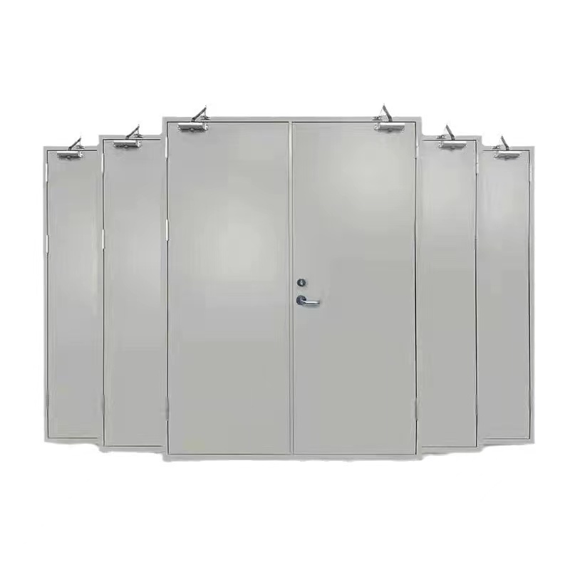 Steel security door Guangdong AS standard 120 minute hospital safety exit steel door