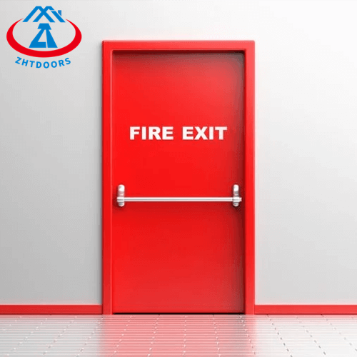 product-Experienced manufacturer sells red emergency fire exit doors with push rods-Zhongtai-img