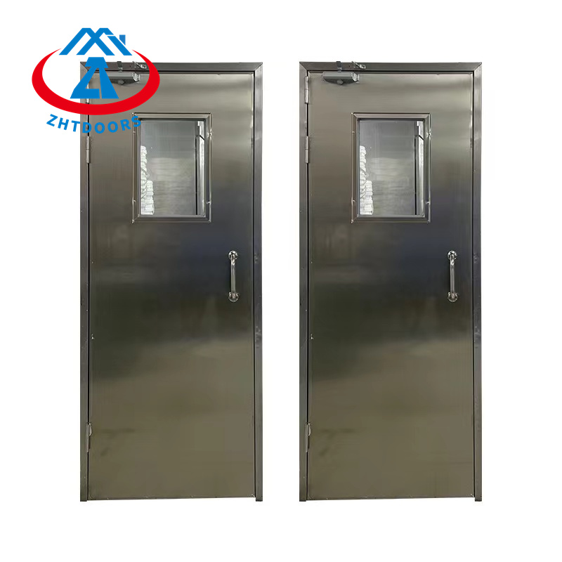 Manufacturer Best Selling Stainless Steel Fire Door EN Certified 90 Minute Magnetic Fireproof Commercial Door