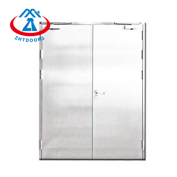 Customized elevator fire door BS certified 120 minutes internal stainless steel fire door on demand